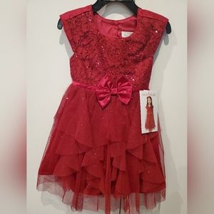 Jona Michelle (NWT) Red Dress 3T